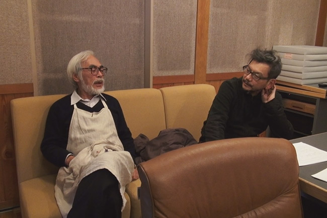 Miyazaki és Anno a Szél támad készítése alatt