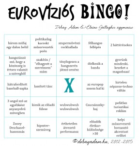 Eurovízió Bingó!